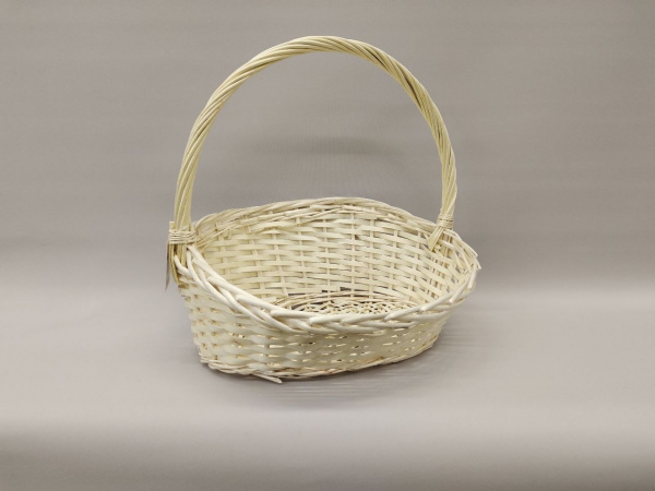 Корзина плетеная (ива), 43x36x12/19xH41см, натуральный ZX24-120S/3-B-L