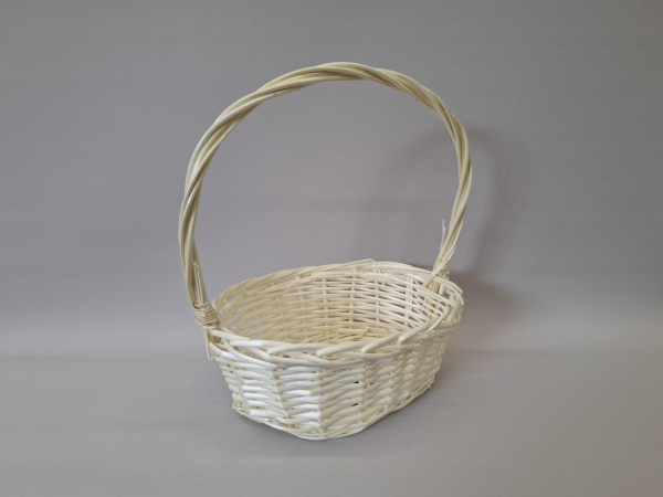 Корзина плетеная (ива), 35x25x14xH42см, натуральный