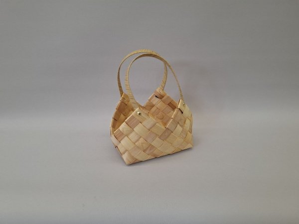 Корзина плетеная Сумка (секвойя), 22x12x15xН27см, натуральный JB23-3589-N-M